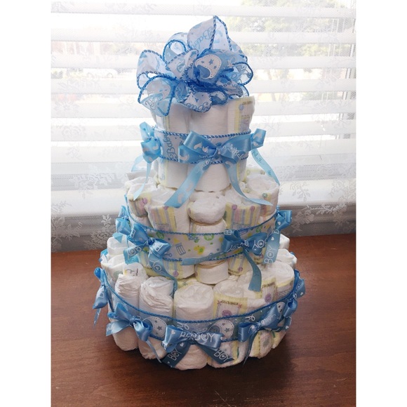 beauty and the beast diaper cake
